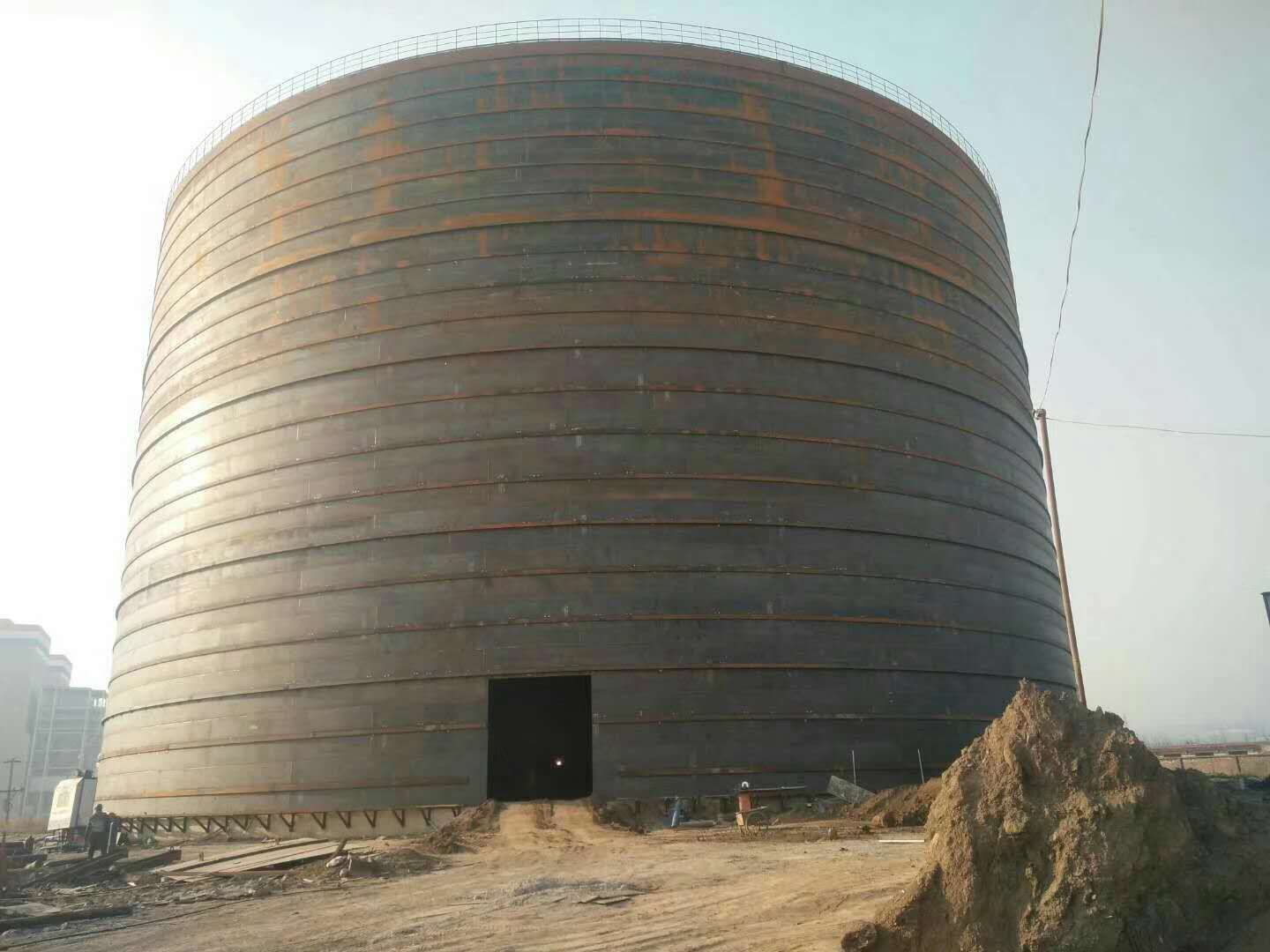 广丰承建大型钢板库的好处及原理